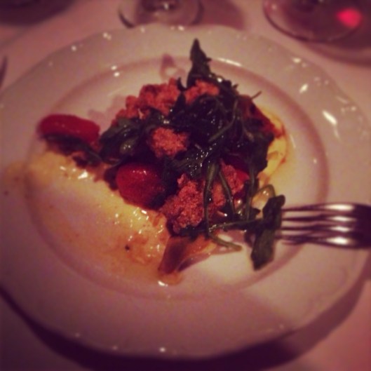 Crispy Cornmeal Fried Oyster and Artichoke Salad