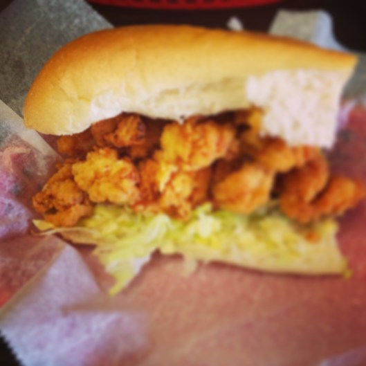 shrimp po'boy